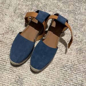 See By Chloe Blue and Tan Espadrilles